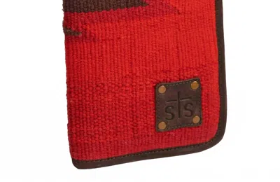 Sts Ranchwear Magnetic Wallet In Crimson Sun In White