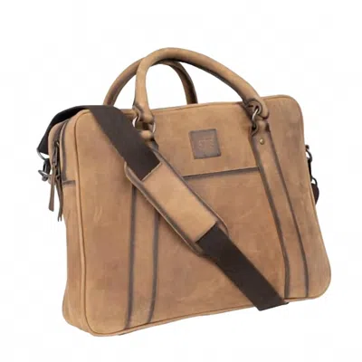 Sts Ranchwear Men's Foreman Full-grain Briefcase In Veg-tan