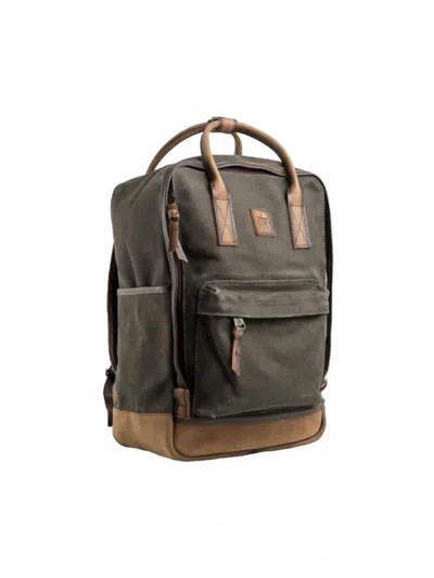 Sts Ranchwear Men's Foreman Western Backpack In Dark Canvas Brown