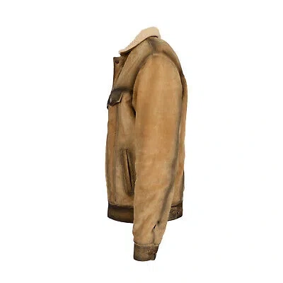 Pre-owned Sts Ranchwear Mens Josey Wales Buckskin Suede Leather Jacket