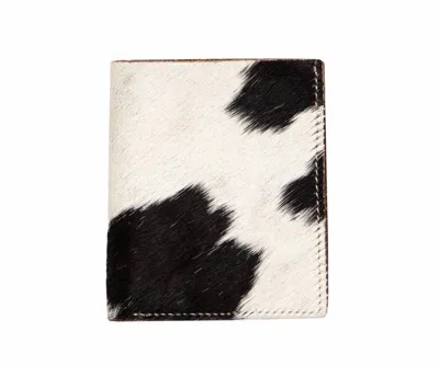 Sts Ranchwear Rustic Cash Wallet In Cowhide In Red