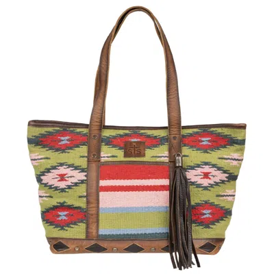 Sts Ranchwear Women's Baja Dreams Tote Bag In Green Multi