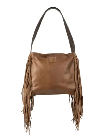 Sts Ranchwear Women's Boho Cowgirl Faye Fringe Purse In Brown