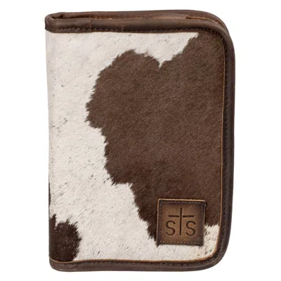 Sts Ranchwear Women's Kellie Jewelry Case In Cowhide In Brown