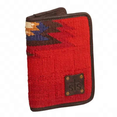 Sts Ranchwear Women's Magnetic Wallet In Crimson Sun In Red