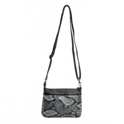 Sts Ranchwear Women's Santana Grace Crossbody Bag In Black In Silver