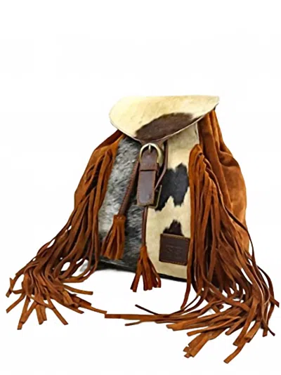 Sts Ranchwear Women's Sheridan Fringe Leather Backpack In Brown