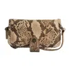 Sts Ranchwear Women's Stella Python Crossbody Wallet In Brown In Brown