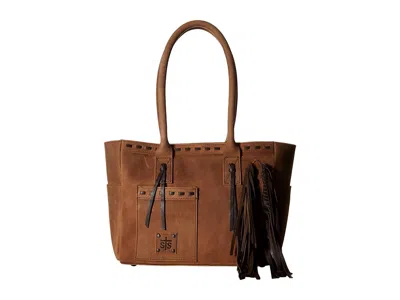 Sts Ranchwear Women's Vaquero Wine Bag In Tornado Brown In Multi