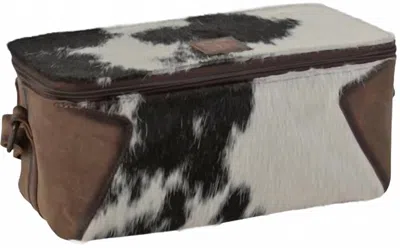 Sts Ranchwear Women's Western Cosmetic Bag In Distressed Brown In Multi