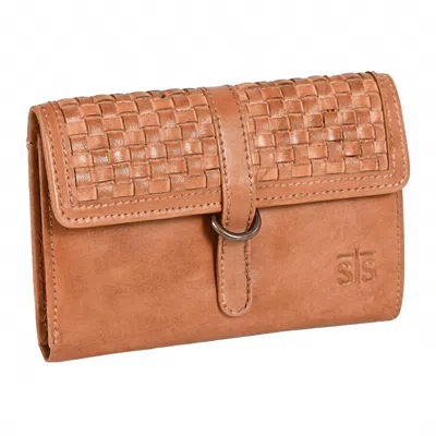 Sts Ranchwear Woven Tillie Wallet In Sweet Grass In Brown