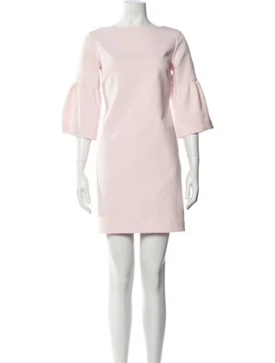 Pre-owned Sts Sail To Sable Bateau Neckline Mini Dress In Pink