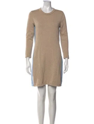 Pre-owned Sts Sail To Sable Crew Neck Knee-length Dress In Neutral