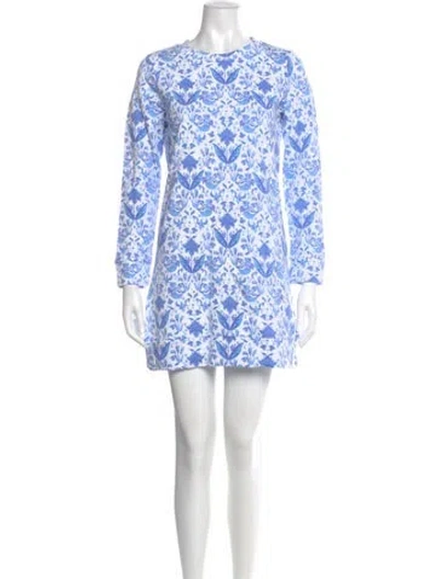 Pre-owned Sts Sail To Sable Floral Print Mini Dress W/ Tags In Multi