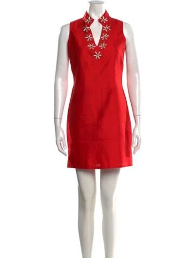 Pre-owned Sts Sail To Sable Mini Dress In Red