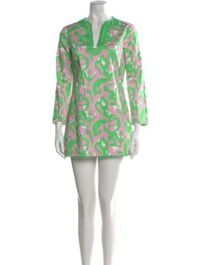 Pre-owned Sts Sail To Sable Printed Mini Dress In Multi