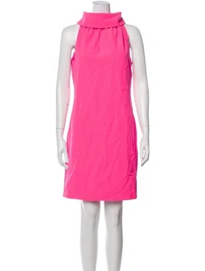 Pre-owned Sts Sail To Sable Turtleneck Mini Dress In Pink