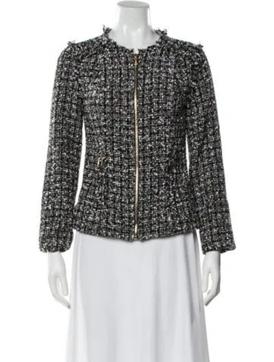 Pre-owned Sts Sail To Sable Tweed Pattern Jacket In Black
