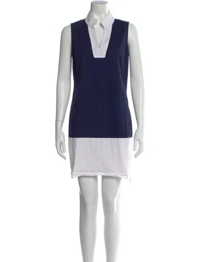 Pre-owned Sts Sail To Sable V-neck Mini Dress In Multi