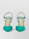 Stuart Weitzman Gemcut 100mm Ankle-strap Pumps