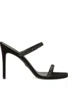 Stuart Weitzman 100mm Aleena Royale Crystal-embellished Sandals In Multi