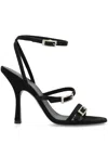 Stuart Weitzman Women's Georgie 100 Sandals In Schwarz