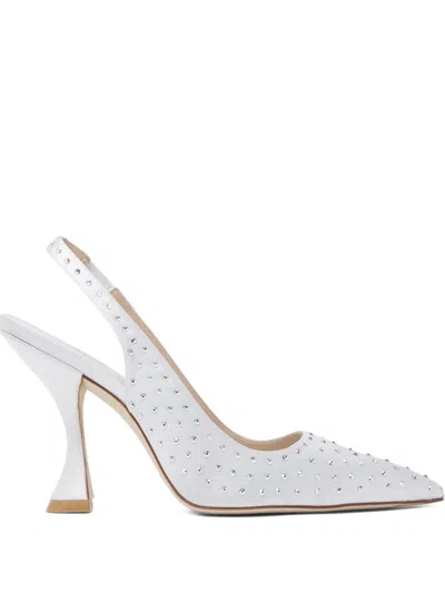 Stuart Weitzman 100mm Glam Xcurve Pumps In Multi