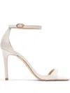 Stuart Weitzman 100mm Nudist Ii Sandals In Neutrals