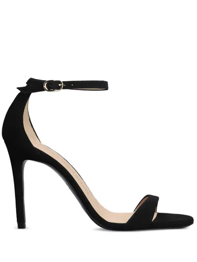 Stuart Weitzman Nudist Curve Sandals In Black