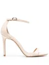 Stuart Weitzman 100mm Nudist Ii Sandals In Neutrals