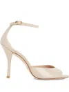 Stuart Weitzman 100mm Pointed-toe Stiletto Sandals In Neutral