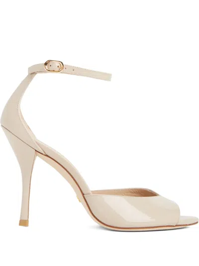 Stuart Weitzman 100mm Pointed-toe Stiletto Sandals In Neutral