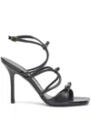 Stuart Weitzman 100mm Tully Sandals In Black