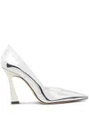Stuart Weitzman 100mm Vinnie D'orsay Pumps In Silver
