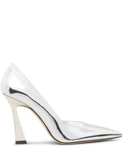 Stuart Weitzman 100mm Vinnie D'orsay Pumps In Silver