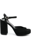 Stuart Weitzman 105mm Dayna Ii Sandals In Black