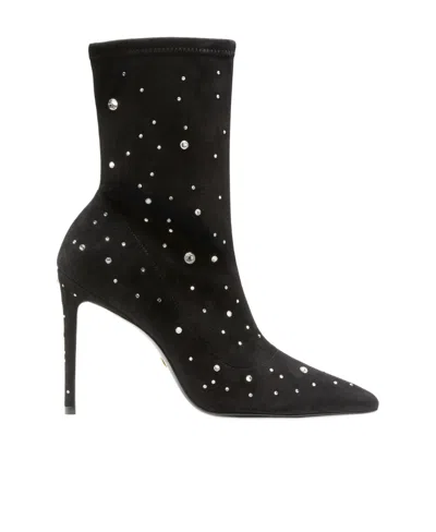 Stuart Weitzman 115mm Crystal-embellished Ankle Boots