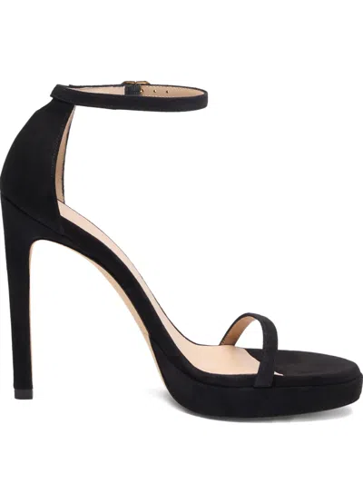 Stuart Weitzman 120mm Nudist Disco Sandals In Black