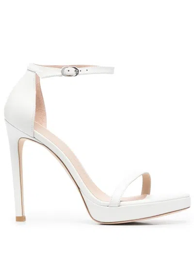 Stuart Weitzman Stiletto-sandalen 137mm In White
