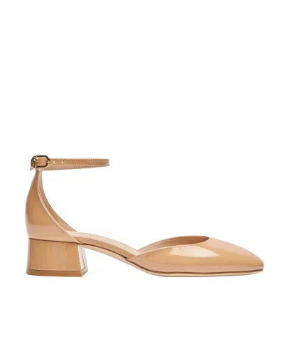 STUART WEITZMAN 35MM PATENT-LEATHER PUMPS
