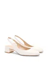 Stuart Weitzman 35mm Vivienne Pumps In White