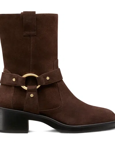 STUART WEITZMAN 40MM JAX HARDWARE ANKLE BOOTS