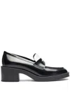 Stuart Weitzman 40mm Kaia Loafers In White