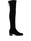 Stuart Weitzman 40mm Midland Over-the-knee Boots In Black