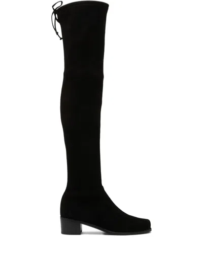 Stuart Weitzman 40mm Midland Over-the-knee Boots In Black