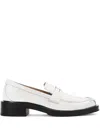 Stuart Weitzman Palmer Bold Loafer In White