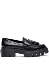 Stuart Weitzman Nolita Tassel-detail Loafers In Black