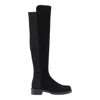 Stuart Weitzman 40mm 5050 Suede Boots In Black