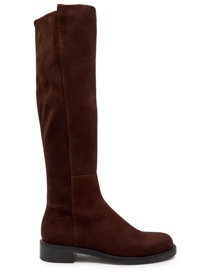 Stuart Weitzman 5050 Gisele Suede Knee-high Boots In Multi