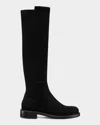 Stuart Weitzman 5050 Gisele Suede Over The Knee Boots In Black
